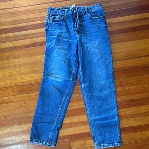 Zara Women's Classic Blue Straight Leg Jeans